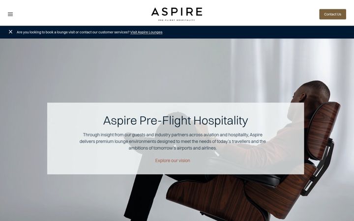 Captura de ecrã de theaspireway.com