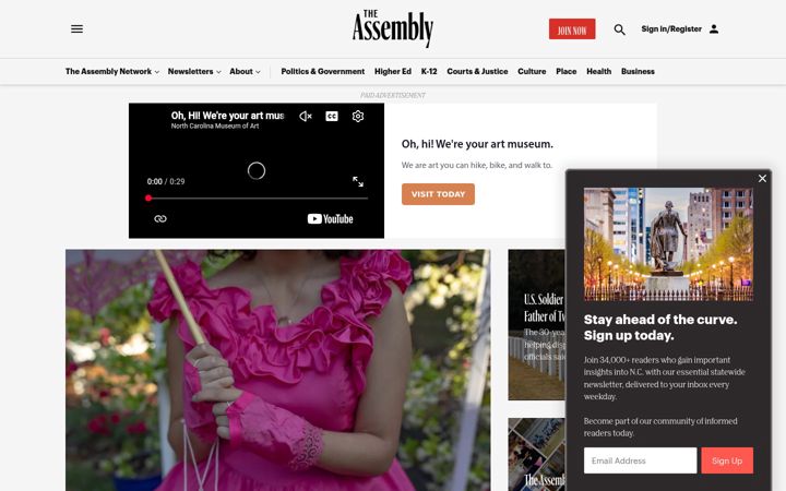 Screenshot of theassemblync.com