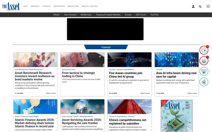 Screenshot of theasset.com