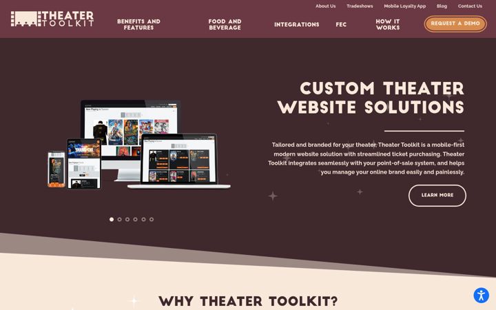 Screenshot of theatertoolkit.com