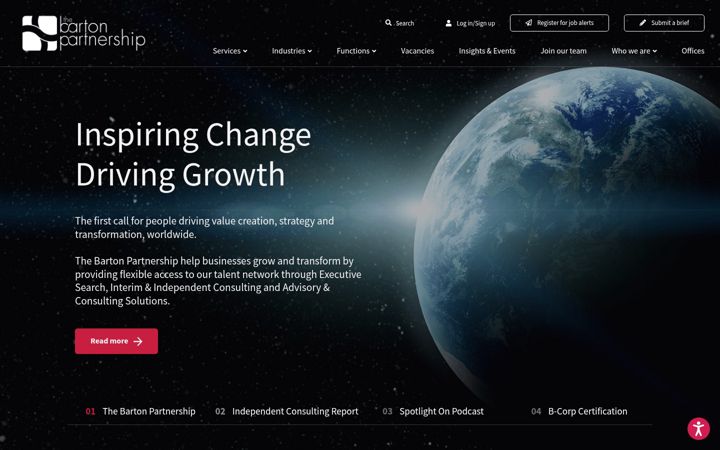 Screenshot of thebartonpartnership.com