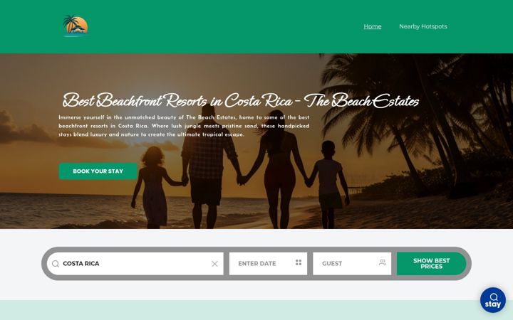 Screenshot of thebeachestates.com