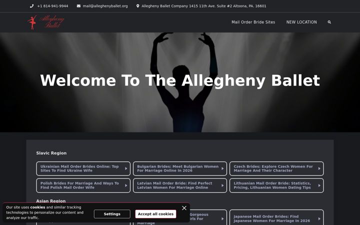 Screenshot of thebestmailorderbrides.com