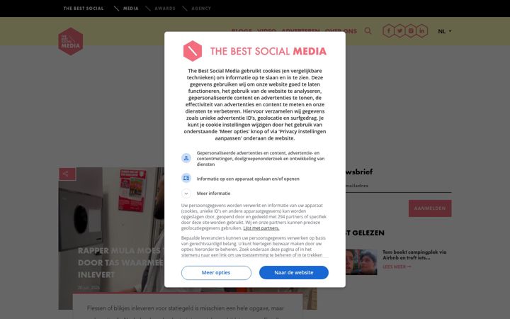 Screenshot of thebestsocial.media