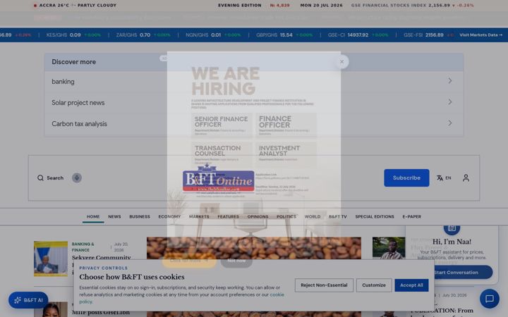 Screenshot of thebftonline.com