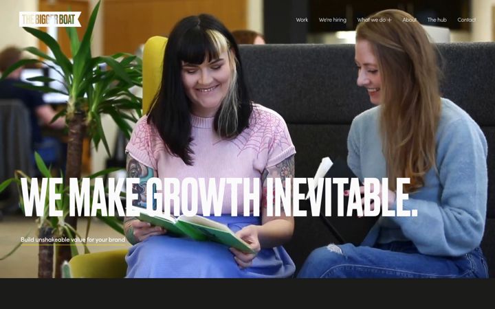 Screenshot of thebiggerboat.co.uk