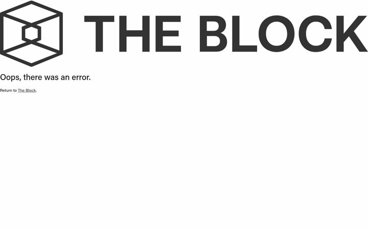 Captură de ecran a theblock.co