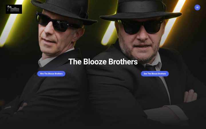 Kuvakaappaus sivustosta thebloozebrothers.com