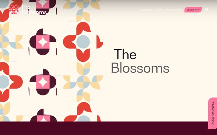 Screenshot of theblossomscroydon.co.uk