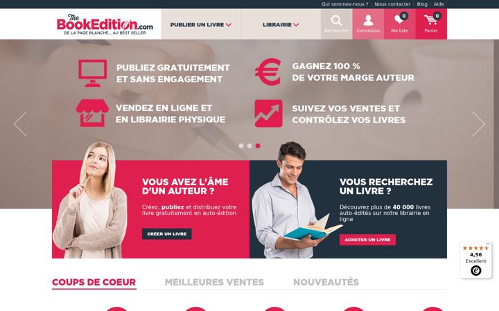 Screenshot of thebookedition.com