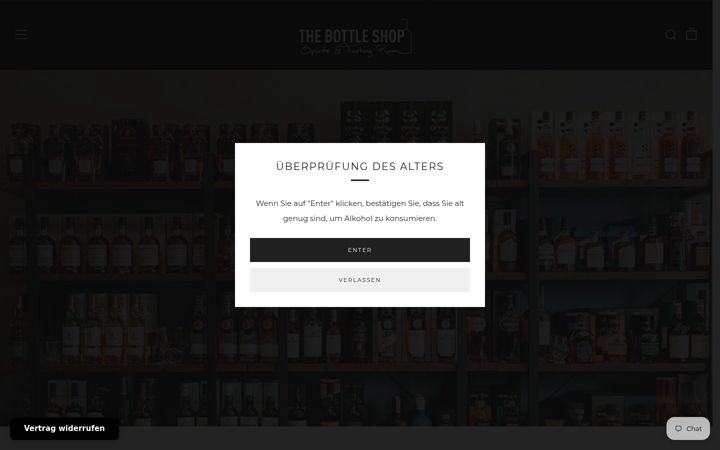 Ekrano kopija thebottleshop.online