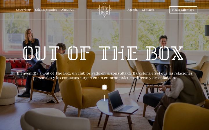 Zrzut ekranu theboxclub.es
