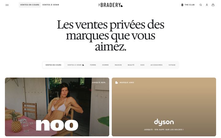 Screenshot of thebradery.com