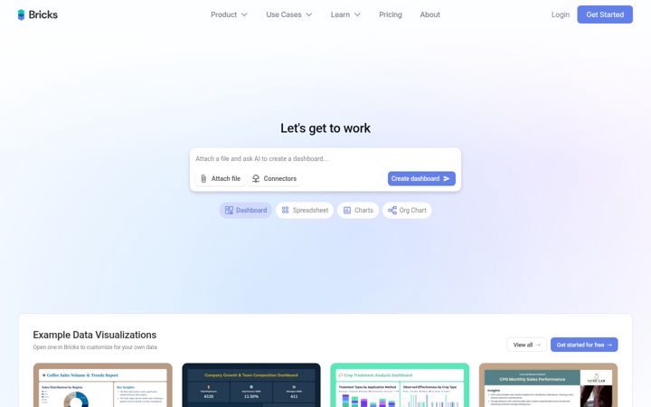 Screenshot of thebricks.com