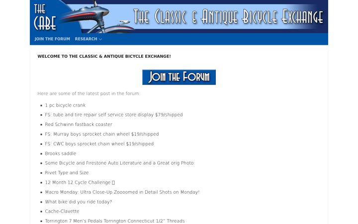 Screenshot of thecabe.com