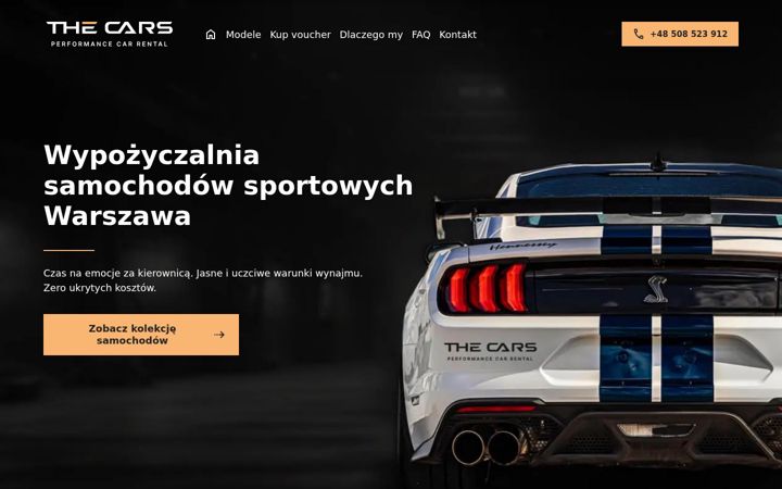 Posnetek zaslona thecars.pl