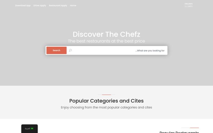 Screenshot of thechefz.co