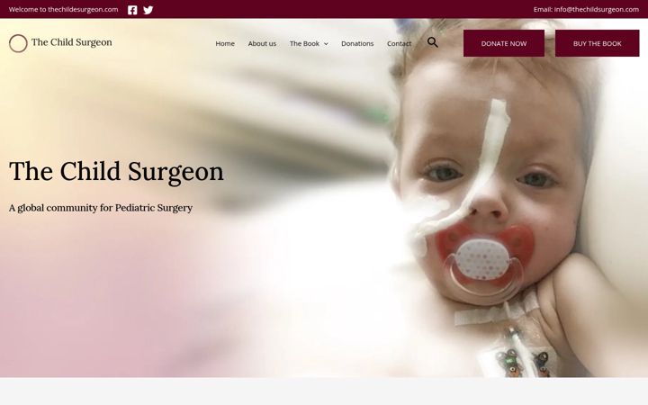 Capture d'écran de thechildsurgeon.com