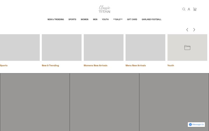 Screenshot of theclassicshop.org