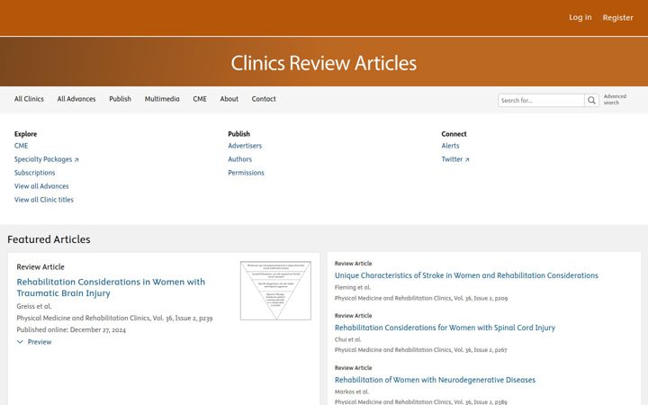 Screenshot of theclinics.com