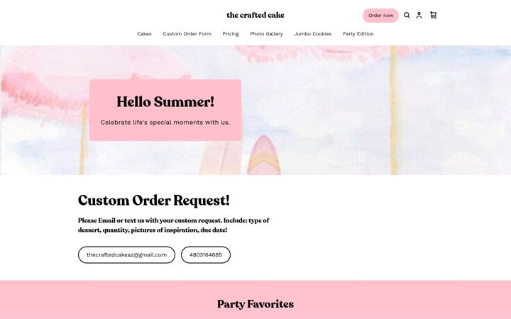 thecraftedcake.com