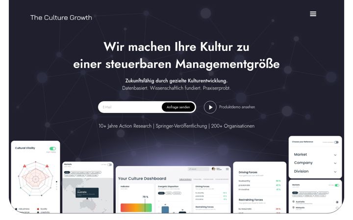 Kuvakaappaus sivustosta theculturegrowth.com