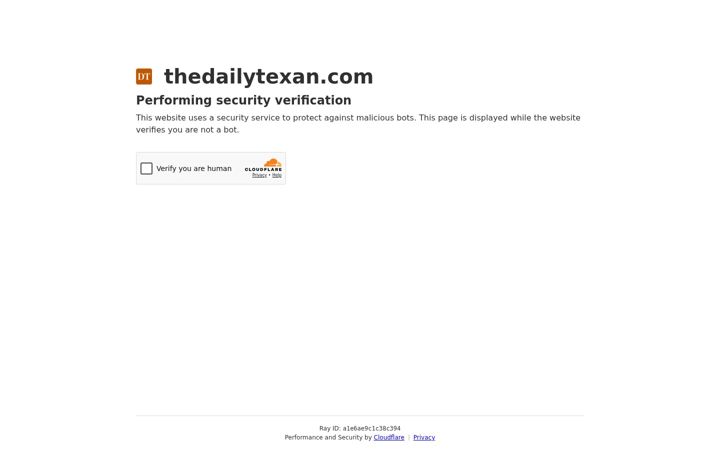 Screenshot of thedailytexan.com