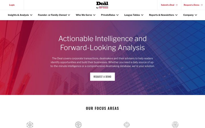 Screenshot of thedeal.com
