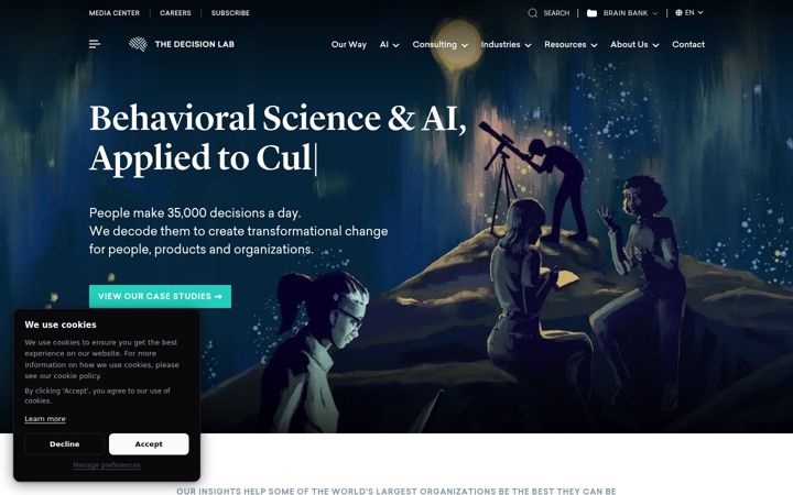 Екранна снимка на thedecisionlab.com