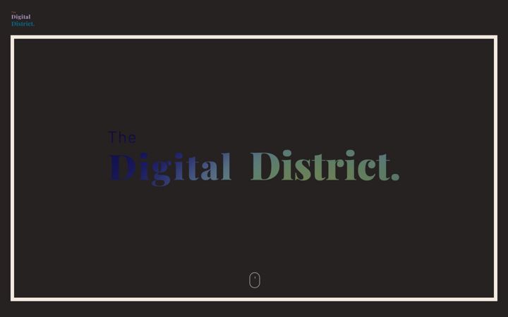 Screenshot of thedigitaldistrict.io