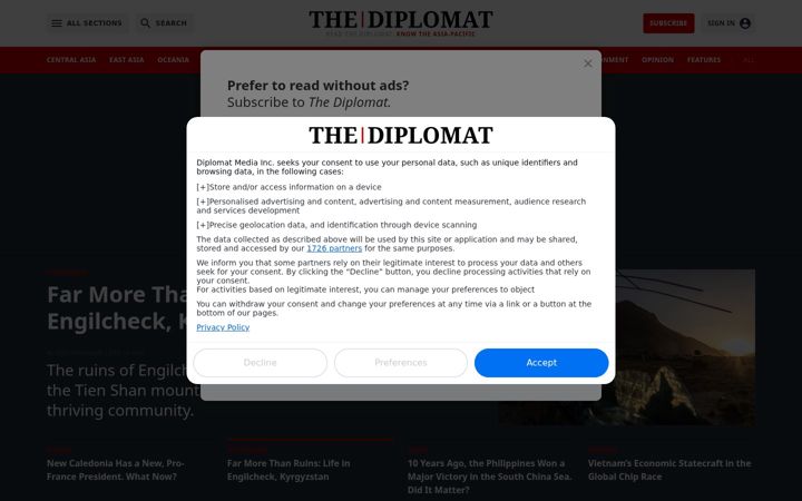 Screenshot di thediplomat.com