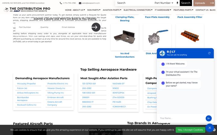 Screenshot of thedistributionpro.com