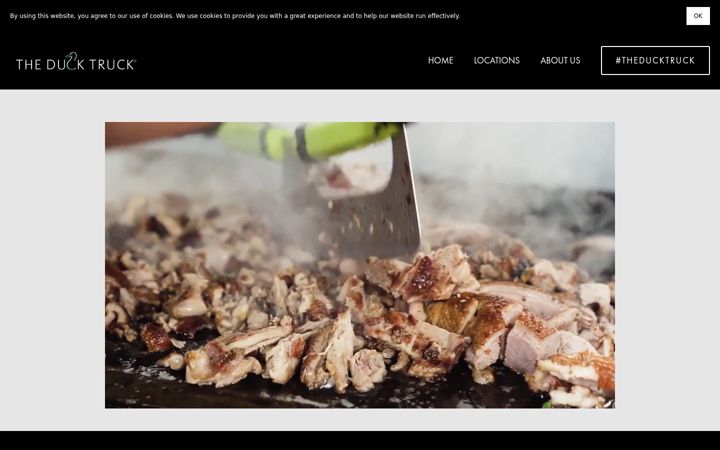 Screenshot of theducktruck.co