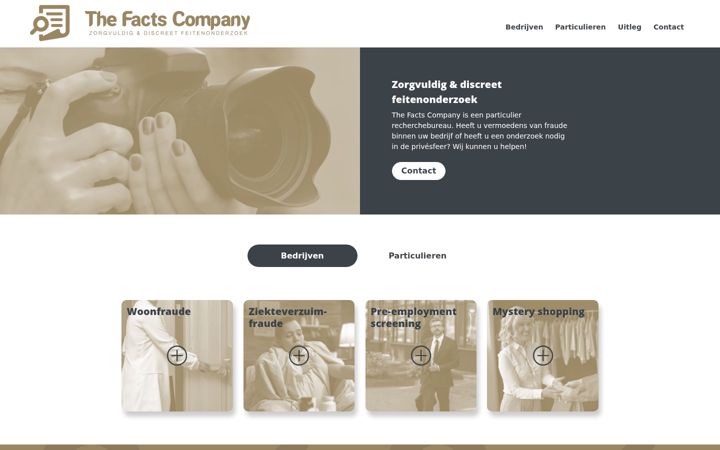 Screenshot of thefactscompany.com