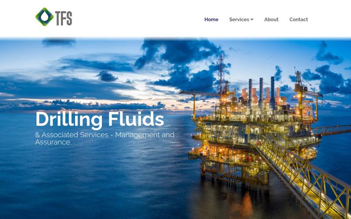 Screenshot stránky thefluidsspecialists.com