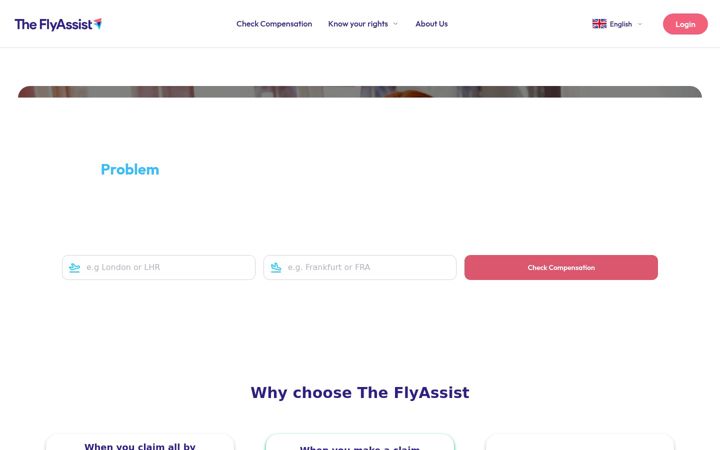 Captura de pantalla de theflyassist.com