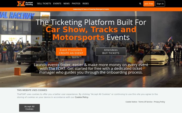 Screenshot of thefoat.com