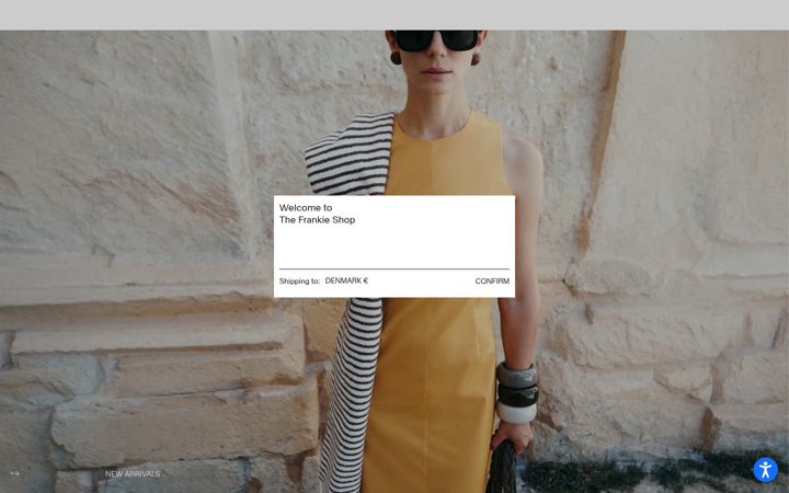 Screenshot of thefrankieshop.com