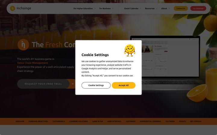 Ekrano kopija thefreshconnection.eu