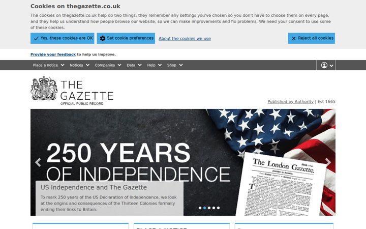 thegazette.co.uk