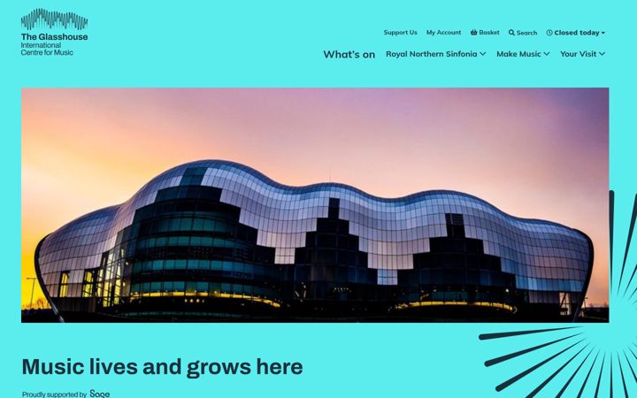 Screenshot of theglasshouseicm.org