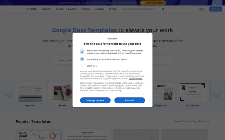 Screenshot of thegoodocs.com