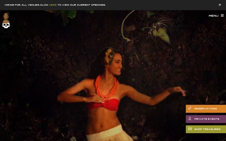 Screenshot ta' thegrassskirt.com
