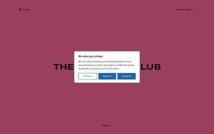 Screenshot of thegrouchoclub.com