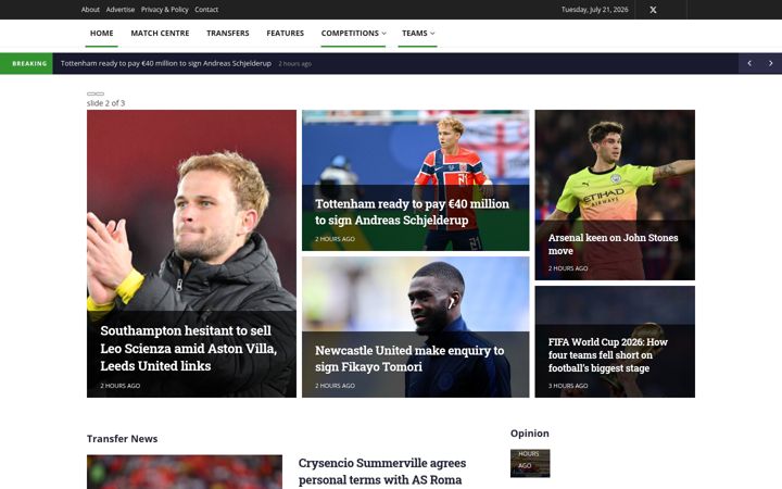 Screenshot of thehardtackle.com