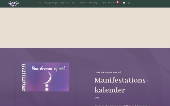 Skjermbilde av thehealinghomemedia.dk