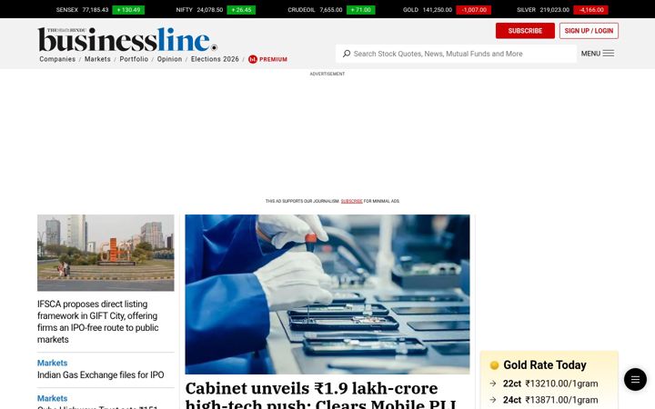 Képernyőkép: thehindubusinessline.com