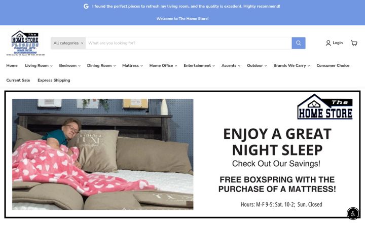 Screenshot of thehomestoreofgaylord.com