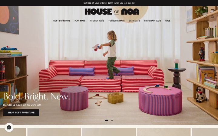 Screenshot of thehouseofnoa.com