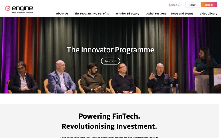 Screenshot ta' theiaengine.com